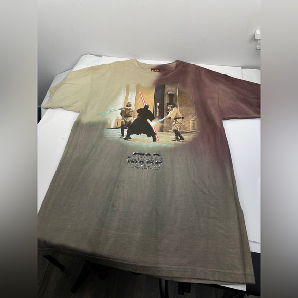 Vtg Star Wars Episode 1 The Phantom Menace Jedi vs. Sith T-Shirt Darth Maul Sz L - Picture 3 of 16